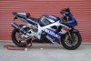 Padací chrániče - Suzuki GSX-R 1000 K1-K2, bílá